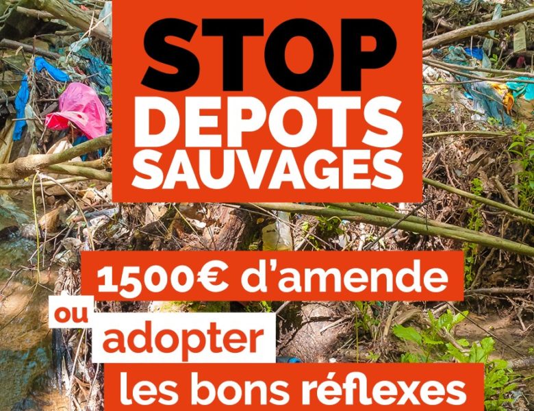 Stop aux dépôts sauvages ! 🛑