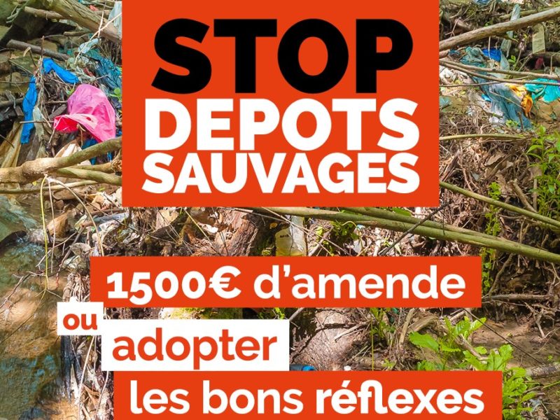 Stop aux dépôts sauvages ! 🛑