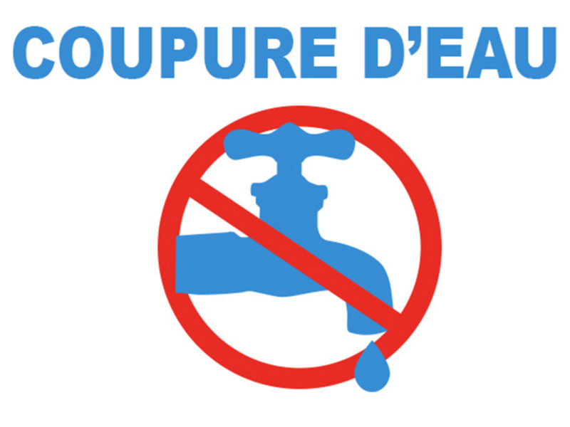 Coupure d’eau