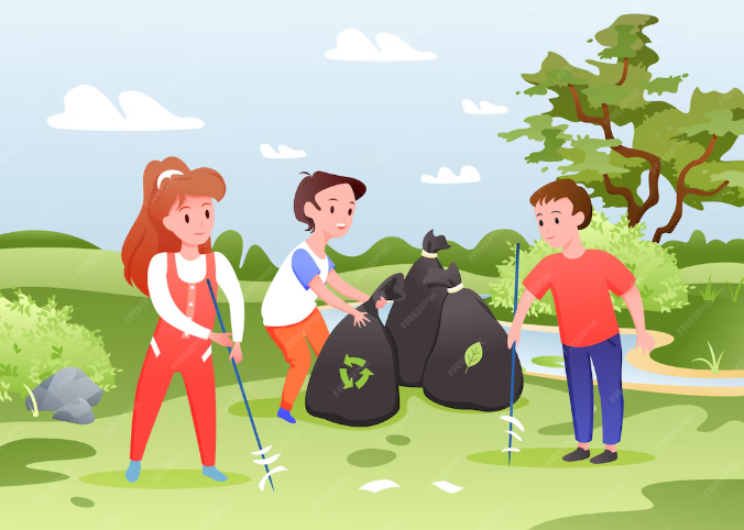 Récolte de déchets