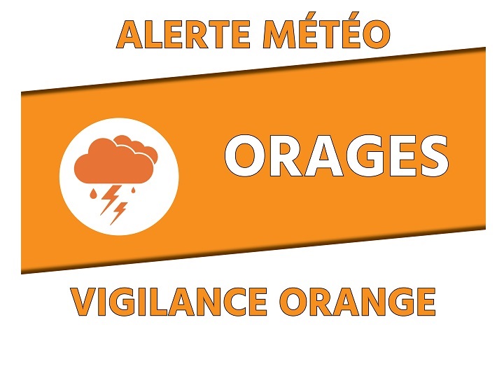 Vigilance ORANGE Orages
